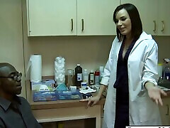 Dana Dearmond milf doctor with a giant ass is a sucker for a big black cock, and Sean Michaels is next on her list to fuck!