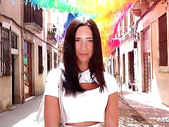 GERMAN SCOUT - Skinny Girl with Big natural Tits Mina Moreno seduce to Cheating Fuck