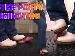 AFTER PARTY DOMINATION in WHITE BOOTS
