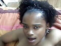 Pretty black chick fucks monster black dick