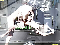 Girl getting fucked in different position and having cum shot multiple times with a cream pie in the end , Operation Lovecraft