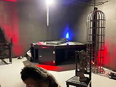 Mistress&039;s shooting 100 rubber bands at slave