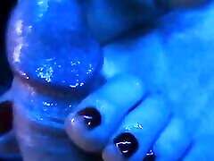 Fantastic Amateur Footjob and Toejob, Cum Between Toes!