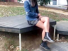 Naughty Wife Get Hot After Taking a Walk in the Park