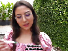 JOI - Paint on Teacher Lili body English Subtitles