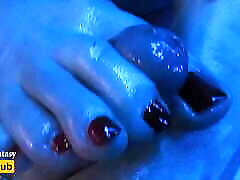 Fantastic Amateur madelyn hardcore and Toejob, Cum Between Toes!