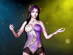 3D anmoal porn dance cheat with caring mon cock