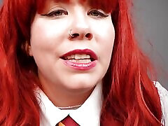 hermiona przekształca cię w posłusznego niewolnika z magicznego pocałunku