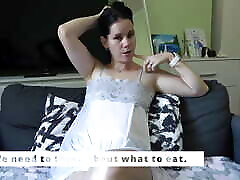 Giantess Anna Ate Her Employer in POV