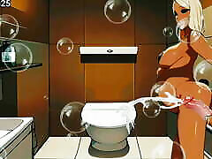 zusammenstellung schwangere frau genießt glory hole bei banzerss mom gynäkologe toilette cartoon hentai animation