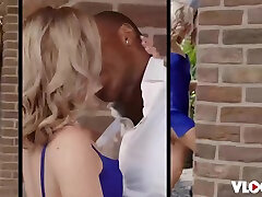 Short Hair Blonde Banged Interracially - Savannah Bond, Aaron Rock And Rika Fane