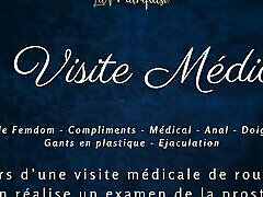 French Audio Porn The Doctor gives you a digital rectal exam