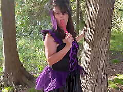 Halloween BIG COCK Cum In Mouth Facial by Horny Wet Witch