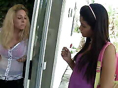 Seductive Cougar Photographer Helps Herself To Some Teen Pussy