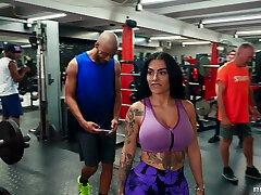 un non così subdolo pubblico palestra bang con dwayne foxxx, legitto-brazzers