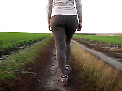 Worship My Walking Milf squirter wet In Tight Leopard Leggings