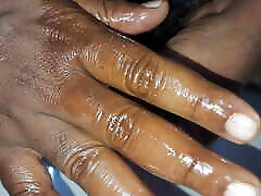 Hot oil massage and Ejaculation from oily masturbation