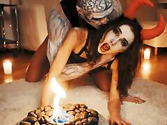 Lustful devil Passionately Fucks & Gets porn rachele stele Facial