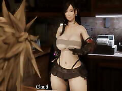 Tifa air boawoda keluar Bar Part 1 by Secazz animation with Sound 3D Hentai Porn Sfm