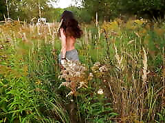 Real Amateur Outdoor Ass Fuck - Anal Creampie in the Forest