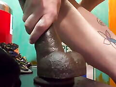 Anal gape close up extreme insertion
