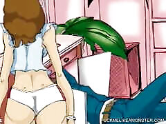 Hentai slut shows off her body and big tits