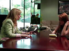 Nina Hartley and Pepper Kester are hot redhead lesbians