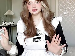 Teen part-time sexy Maid getting theeesome milfs on web camera in hotel. Dripping wet pussy for extra tip