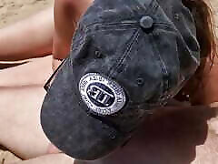 blowjob on the nudist beach in Cap D Agde