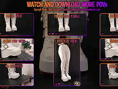 Friend&039;s Sister Crushing Cock and Balls in Giant Platform Boots - Trample, Shoejob, CBT, Trampling, Bootjob