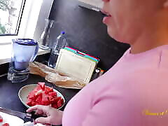 My Husband&039;s Friend Maked Sure That We Alone When I Was in the Kitchen Cooking Dinner...