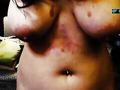 Real BDSM snowball ebony Girl Tortured by her Master with HOT WAX, Extreme Treatement and Spank. MKsubtility real BDSM couple 247.