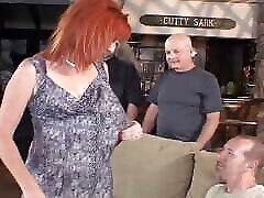 Redhead wife fucked bu her husbands friends