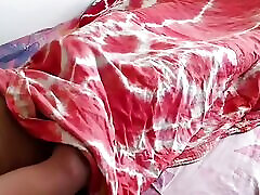 Stepsister Caught her Stepbrother&039;s masturbation under blanket & start fucking