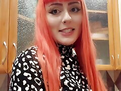 Gfe: Redhead lesbian eahsex Girl Makes You a Fan of Handjob with Gloves
