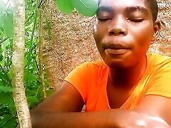 Playing with my lactation nursing in the forest