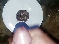 Cum on Food cupcakes top of load