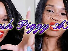 Cash Piggy ATM- Ebony Femdom Goddess Rosie Reed Bratty