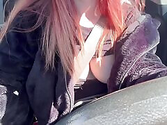 sexy jenna haze prince giro con italiano grande tette milf artemisia amare lampeggiante lei grande succoso tette in il sole mentre driving