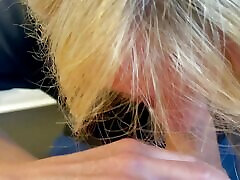 THE RECEPTIONIST WAS SURPRISED TO SEE MY COCK IN THE MORNING - SUCK AND SWALLOW MY CUM, MORNING BLOWJOB