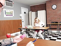 Clout Chasing Slut Gets Caught Playing With Her Pussy In Detention