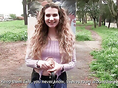 Very sexy 18-year-old Italian girl accepts the indecent proposal