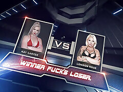 londra rosa vs kay carter-2 caldo bionde lesbiche sesso lotta