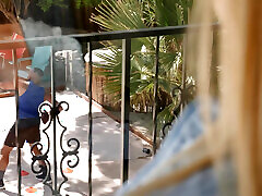 Plumber Drills Desiree Nevada&039;s Leaky Pipes With His BBC