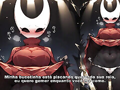 Hollow Knight cumming for a human&039;s cock - HentaiJOI Guided Handjob