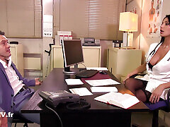 Ania Kinski, the busty doctor