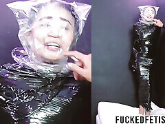 HD Moni Lee First sheza drung Breath Play Bag Swimcap