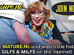 Hairy 60yo Granny Allison Invited Three Horny Guys Over To Fuck All Her Holes!