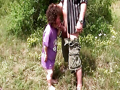 Ugly German midget sluts getting fucked in nature
