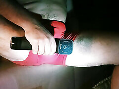 Cums in Panties! Masturbation with a Vibrator Through Red Panties! Cums in Panties! Masturbation with a Vibrator Through Red Panties!